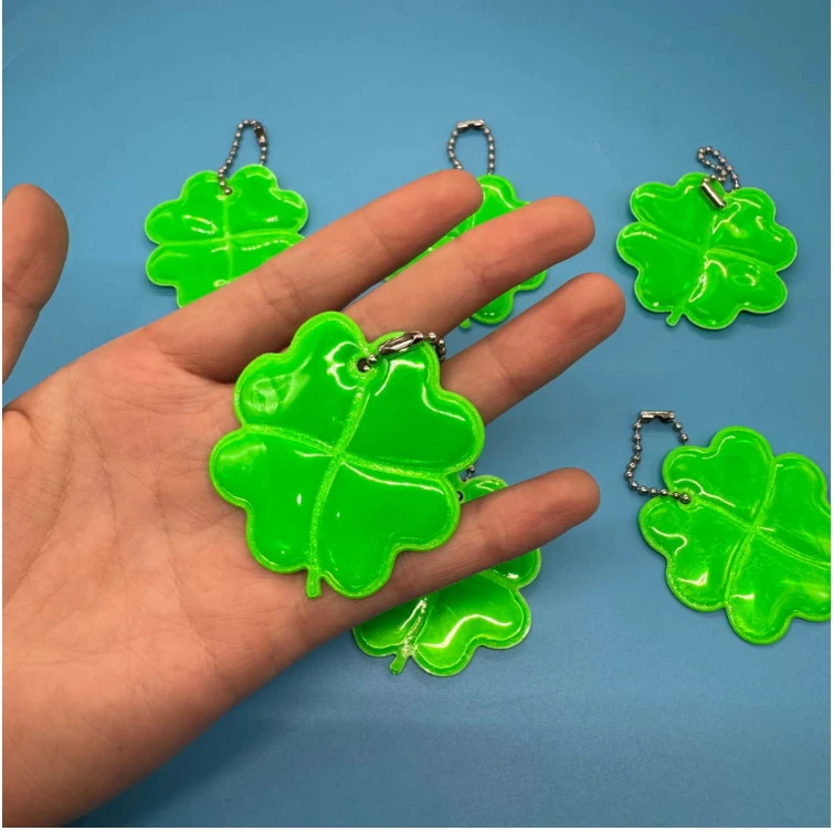 Micro-prismatic PVC reflective sheet material layer for safety keychain pendant supplier Micro-prismatic PVC reflective sheet material layer for safety keychain pendant supplier
